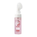 Bubblicz grapefruit facial foam with vitamin C and niacinamide on a white background, branded as 'Summer Essentials'.