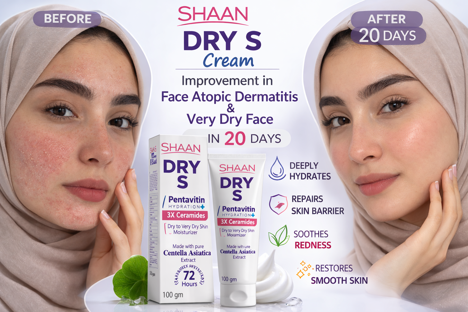 SHAAN Dry S Cream Fragrance Free For Dry Face