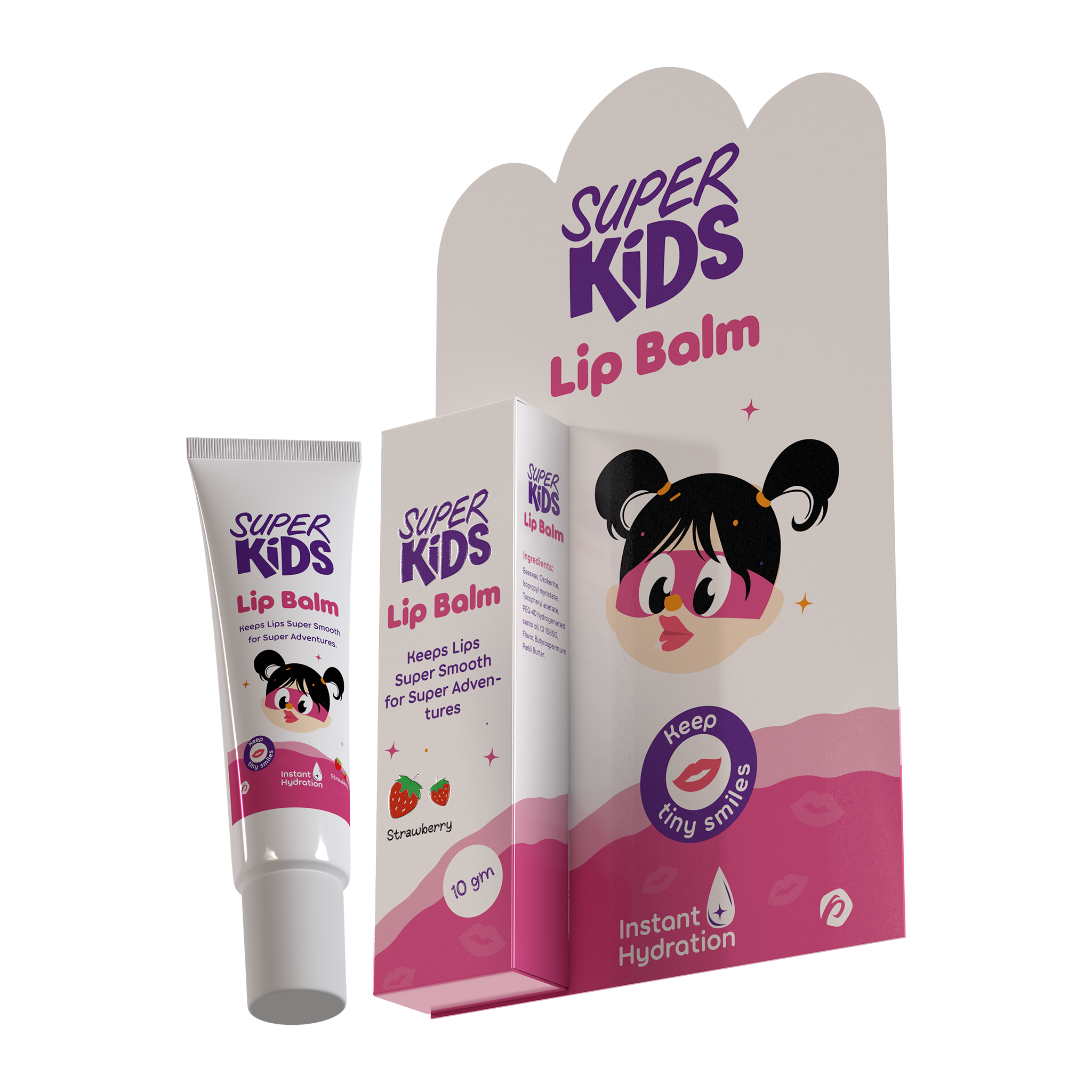 Superkids Lip Balm Strawberry 10 gm