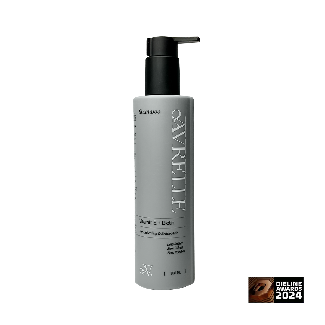 VITAMIN E + BIOTIN LOW SULFATE SHAMPOO FOR UNHEALTHY AND BRITTLE HAIR