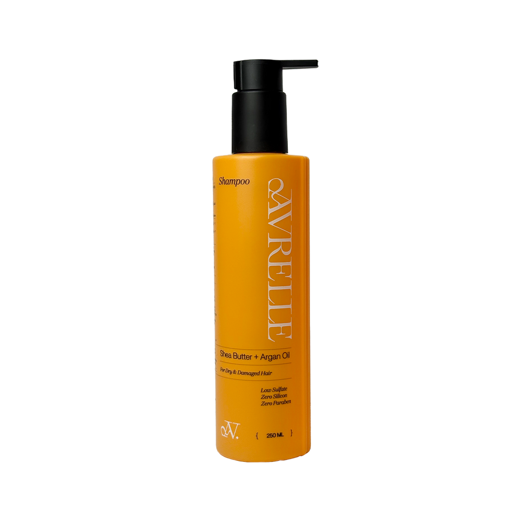 SHEA BUTTER + ARGAN OIL LOW SULFATE SHAMPOO FOR  DRY AND DAMAGED HAIR