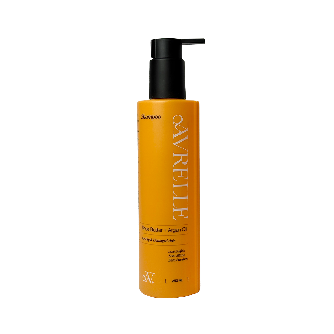 SHEA BUTTER + ARGAN OIL LOW SULFATE SHAMPOO FOR  DRY AND DAMAGED HAIR
