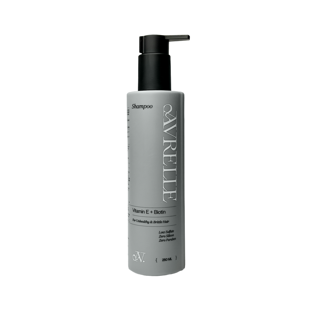 VITAMIN E + BIOTIN LOW SULFATE SHAMPOO FOR UNHEALTHY AND BRITTLE HAIR