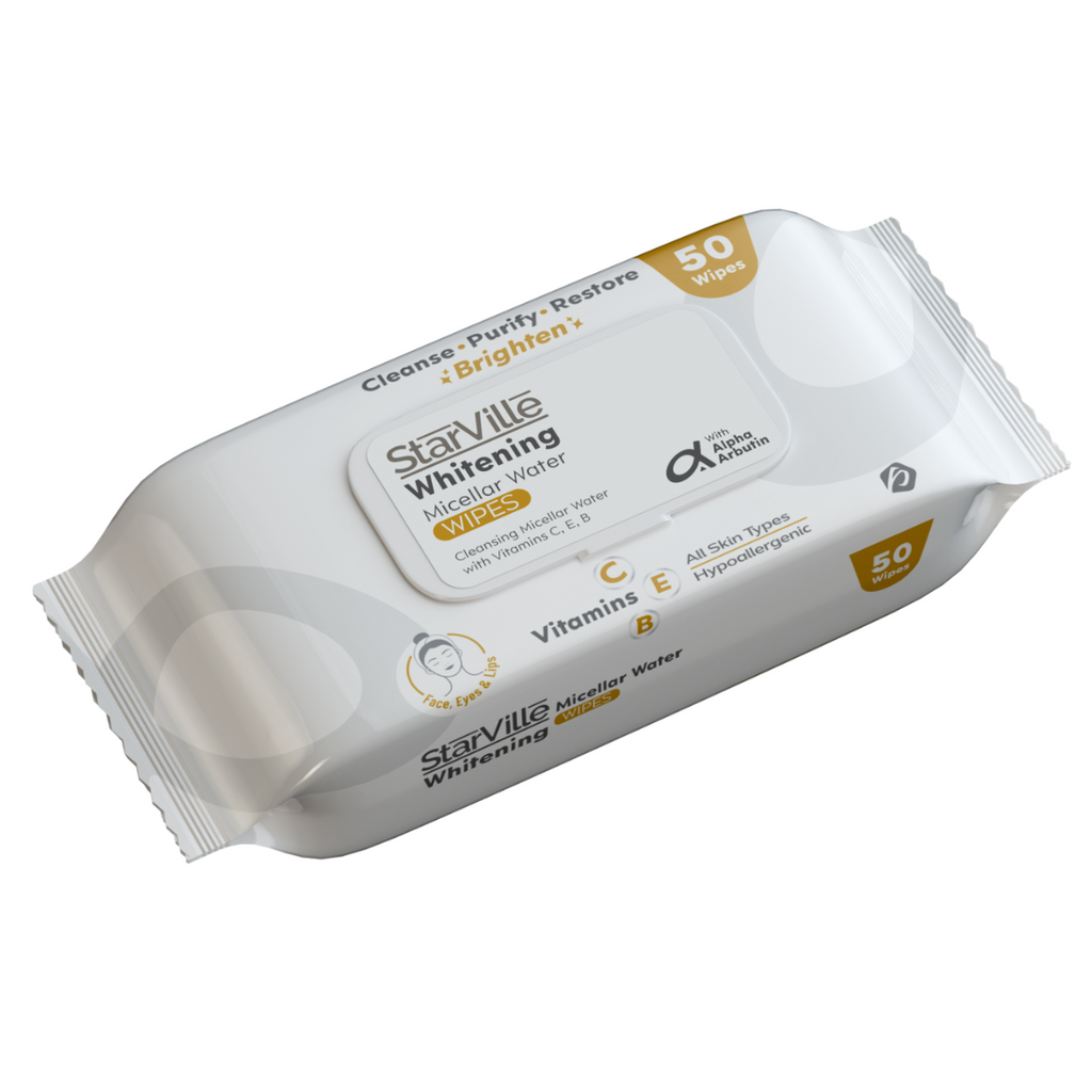 StarVille Whitening Micellar Water Wipes 50