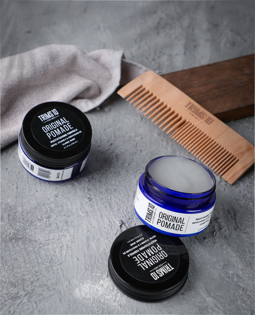 Trims10 Pomade for Classic Shine with Multi Vitamins Formula 150 ml
