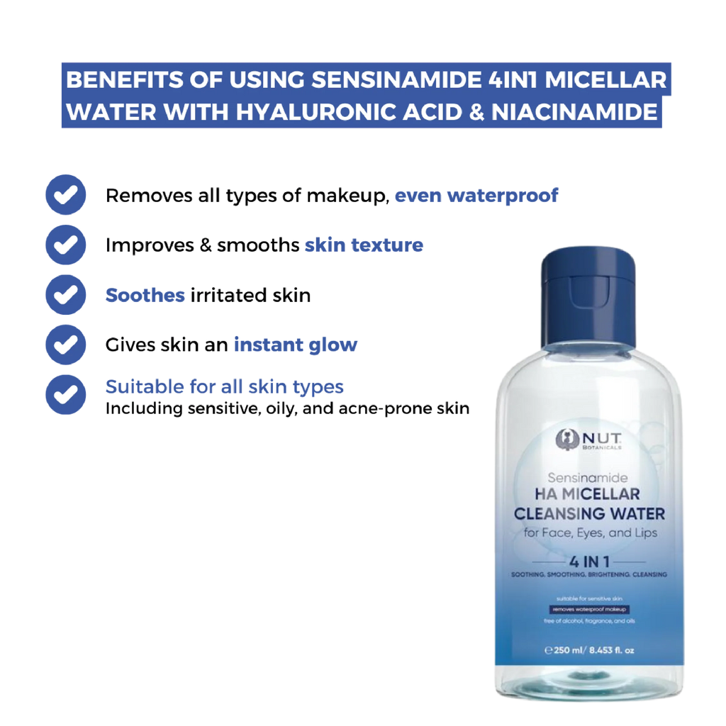 Sensinamide HA Micellar Cleansing Water