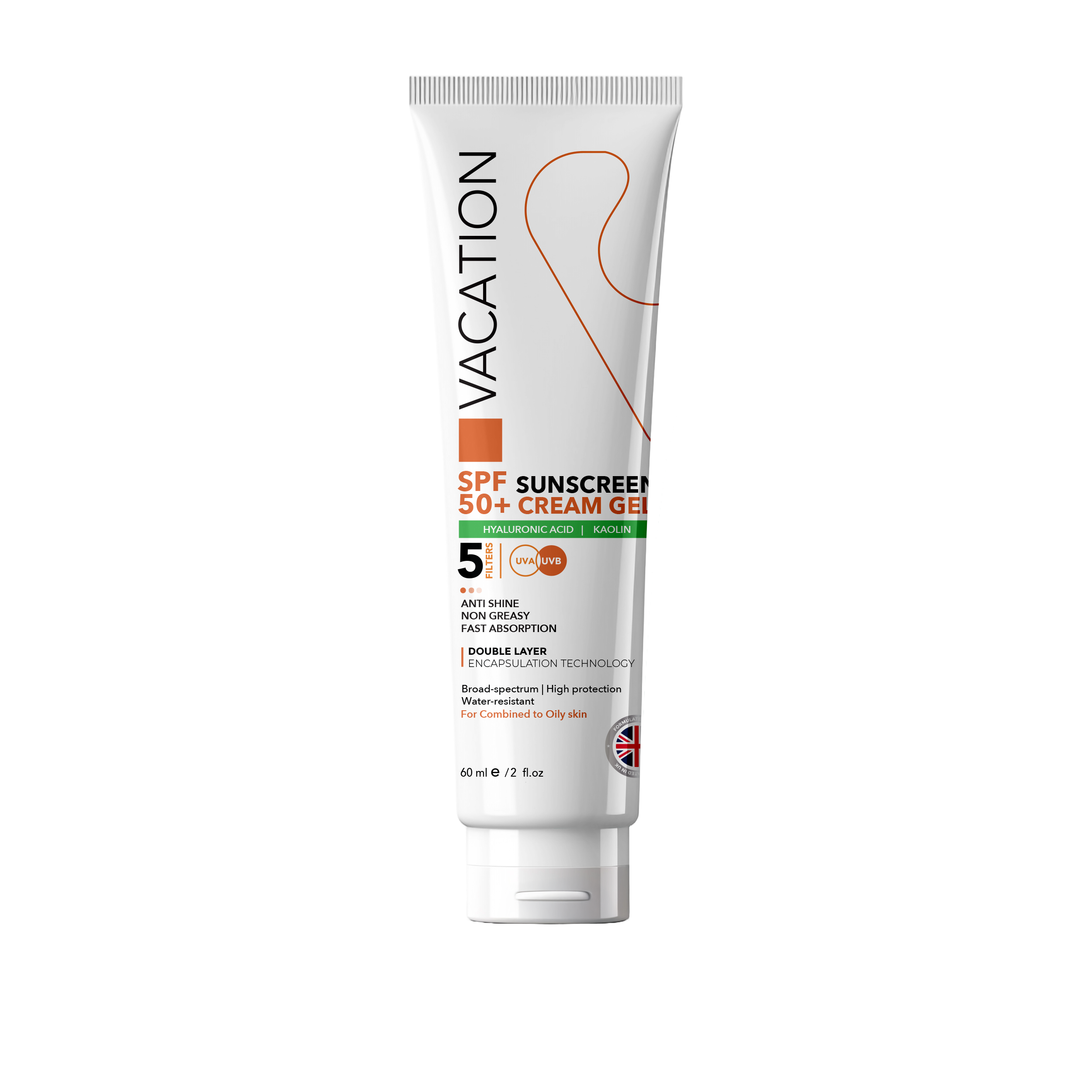 Vacation Sunscreen Cream Gel 60 ml