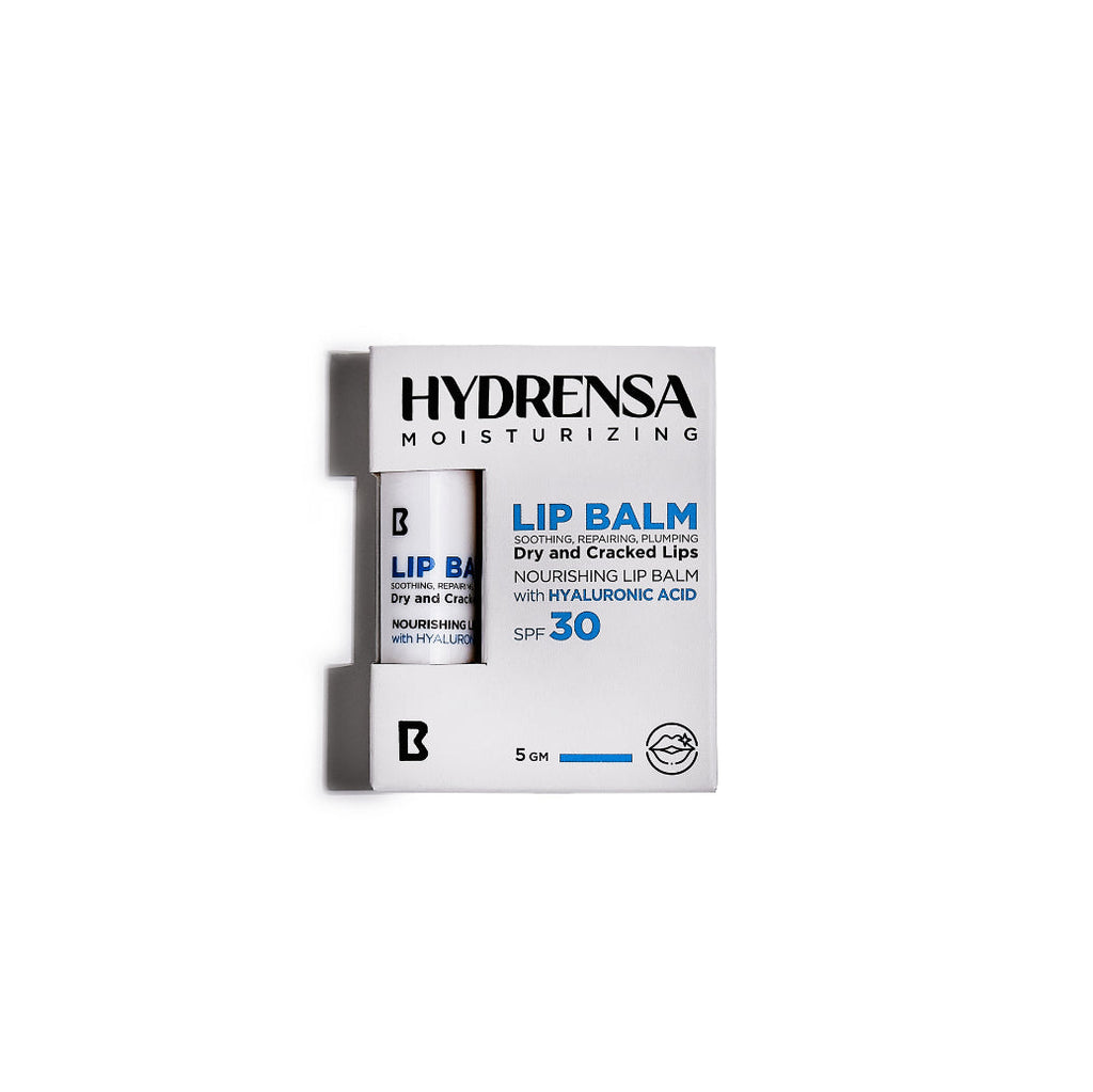 Hydrensa moisturizing lip Balm dry and cracked lips.
